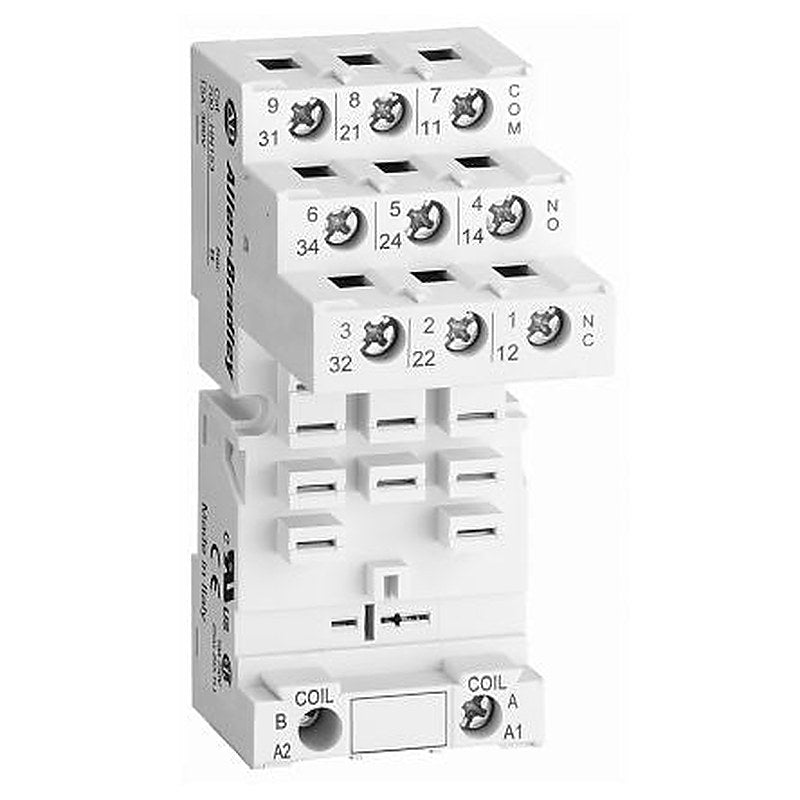 Allen Bradley 700-HN 11 Way 300V DIN Rail Relay Socket, for use with 700-HB Relay