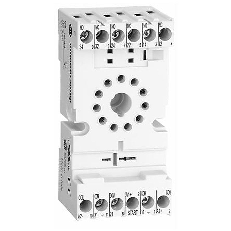 Allen Bradley 700-HN 11 Way 300V DIN Rail Relay Socket, for use with 700-HA Relay