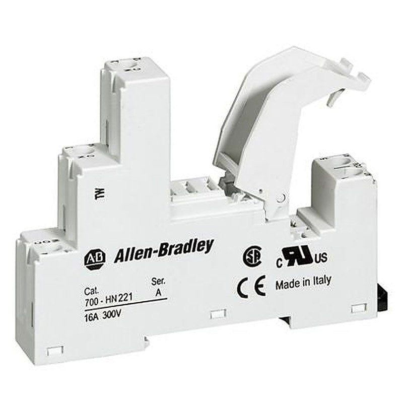 Allen Bradley 700-HN 5 Way 300V DIN Rail Relay Socket, for use with 700-HK Relay