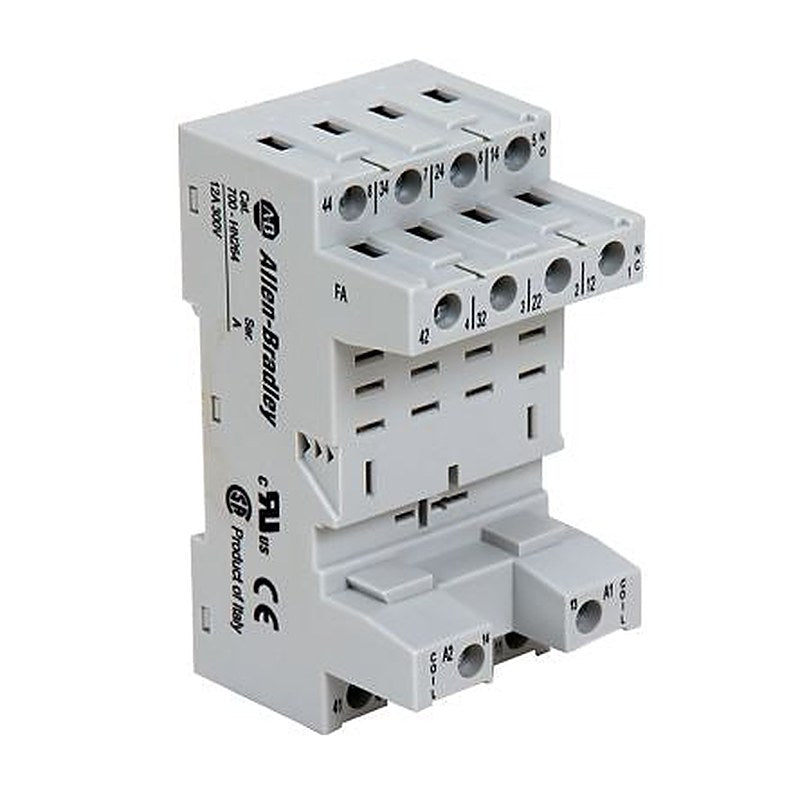 Allen Bradley 700-HN 14 Way 300V DIN Rail Relay Socket, for use with 700-HF Relay