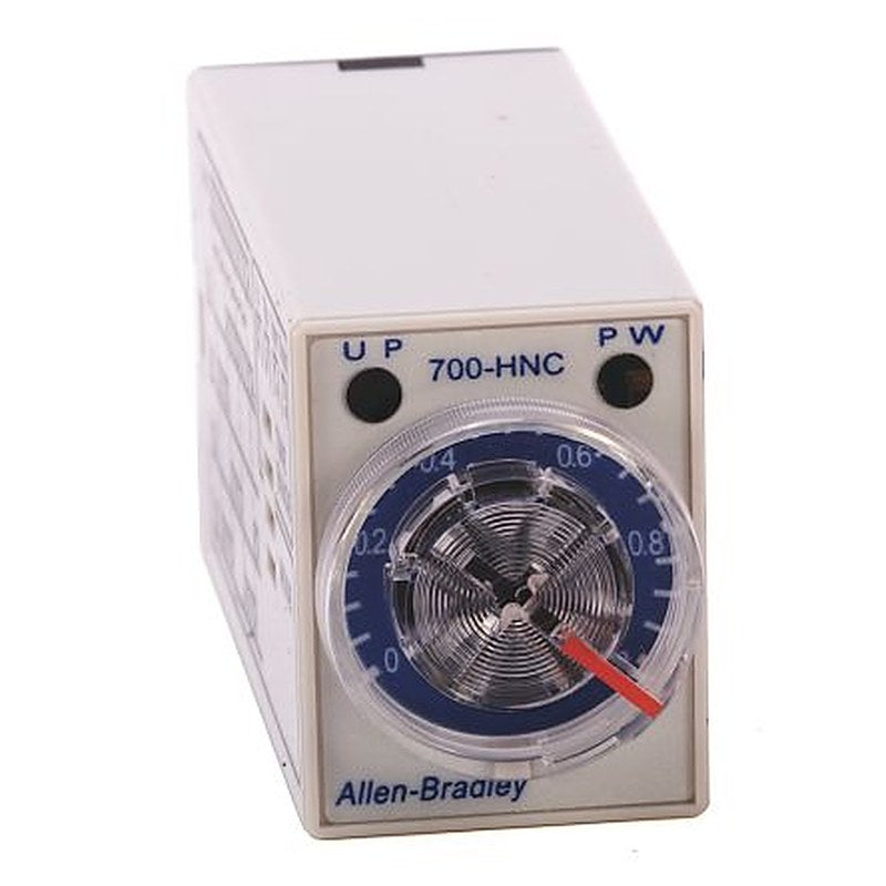 Allen Bradley 700-HNC4 Series Panel, DIN Rail Timer Relay, 4-Contact, 200 to 230 V ac 200V ac, 230 V ac, 0.1 to 600 s,