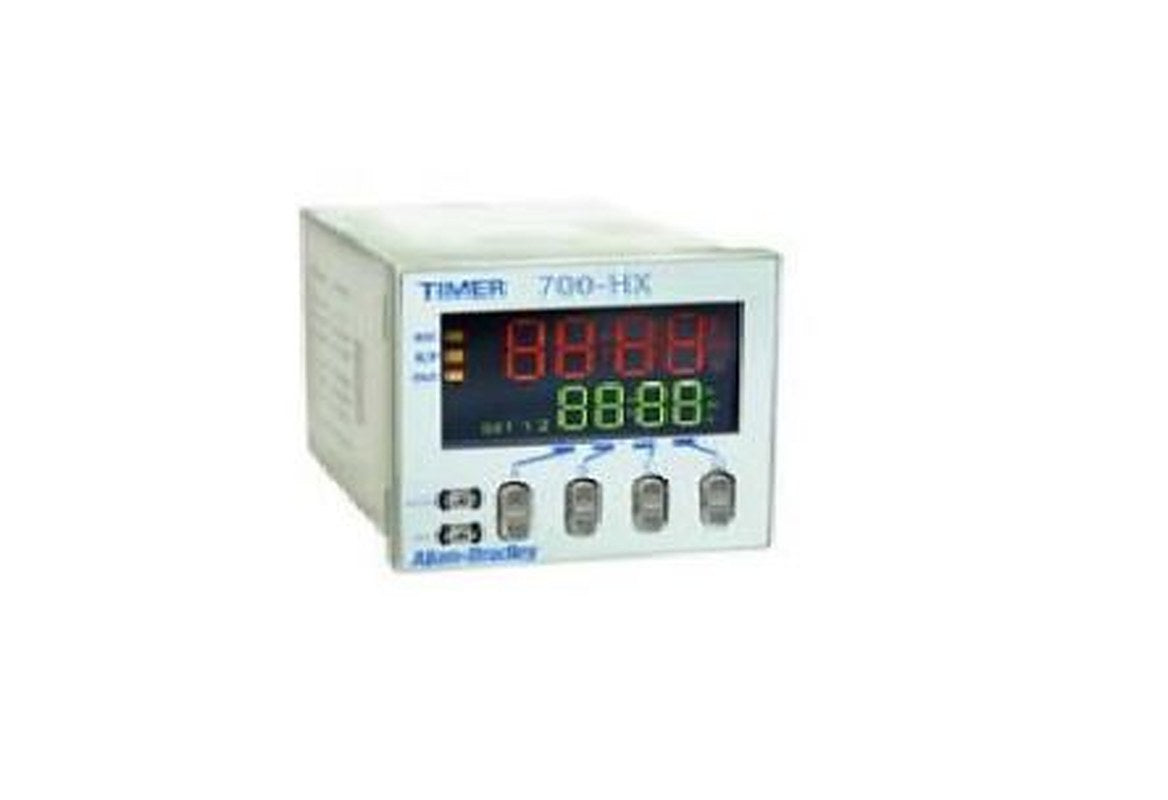Allen Bradley 700-HX Series DIN Rail Timer Relay, 2-Contact, 100 to 240 V ac 100V ac, 240 V ac, 0.05 s to 300 h,