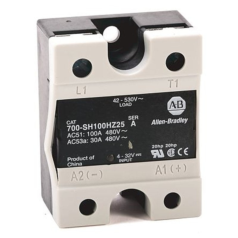 Allen Bradley 700-SH Series Solid State Relay, 100 A Load, DIN Rail, Panel Mount, 660 V ac/dc Load, 48V ac/dc Control