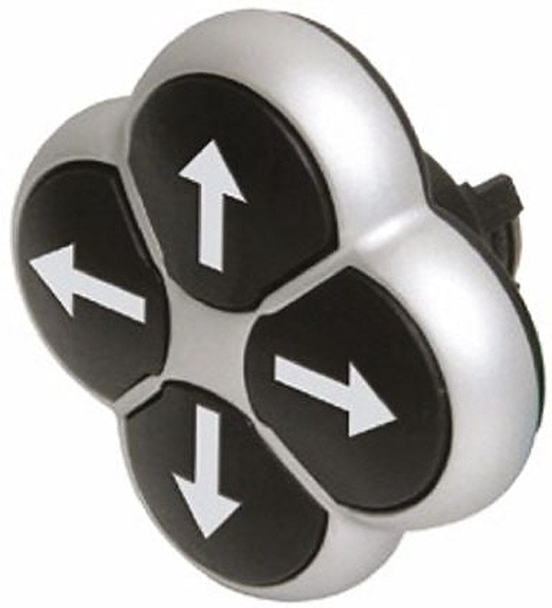 Eaton RMQ Titan M22 Series Black Momentary Push Button Head, 22 mm Cutout, IP66