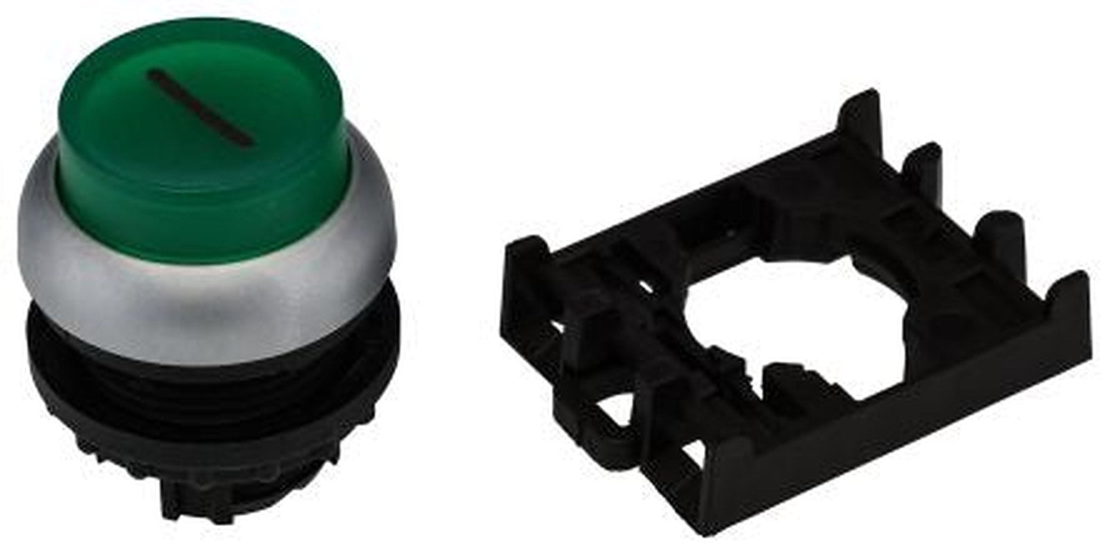 Eaton RMQ Titan M22 Series Green Momentary Push Button Head, 22 mm Cutout, IP69K