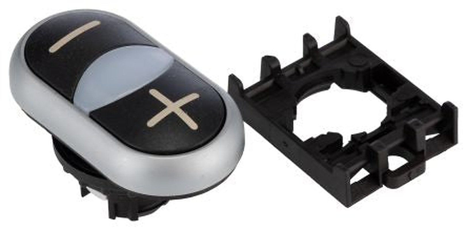 Eaton RMQ Titan M22 Series Black Momentary Push Button Head, 22 mm Cutout, IP66