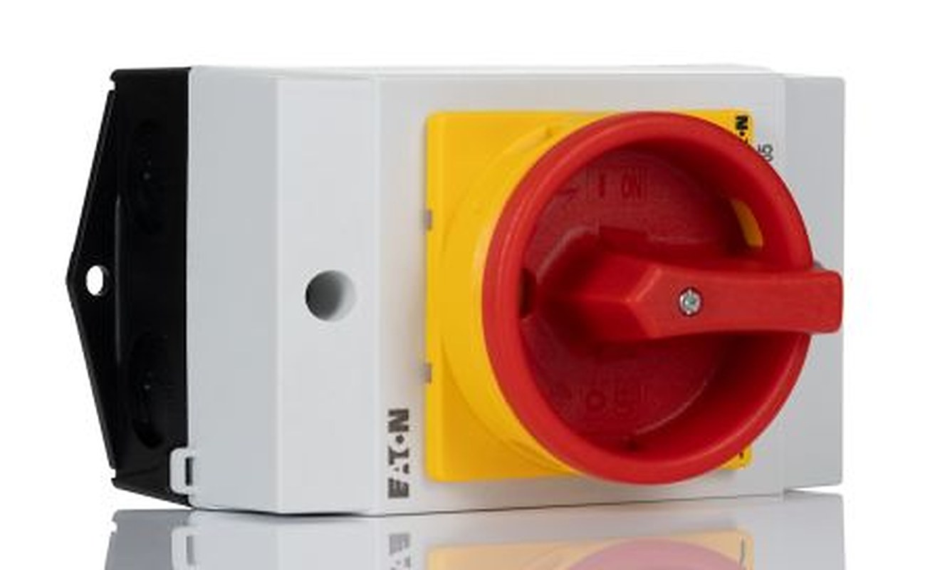 Eaton 1-Pole Surface Isolator Switch -, IP65, 20A, 5.5 kW