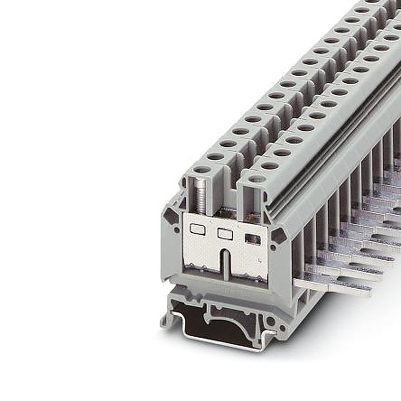 Phoenix Contact 701008 UKRKN-A Series Feed Through Terminal Block Grey, 0.6mm², 16 mm², 1-Level, Screw