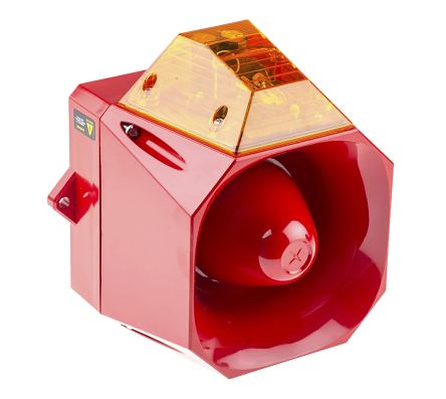Eaton Amber Sounder-Beacon Combination, IP66 230V ac Wall 110 dB @ 1m