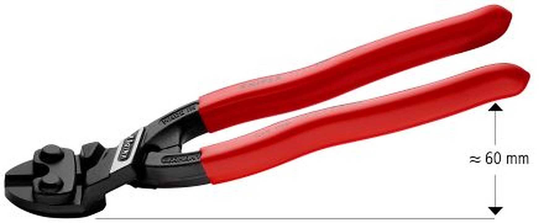 Knipex 71 21 200 200 mm Plastic 6 mm Plastic Chrome Vanadium Steel Compact Bolt Cutter