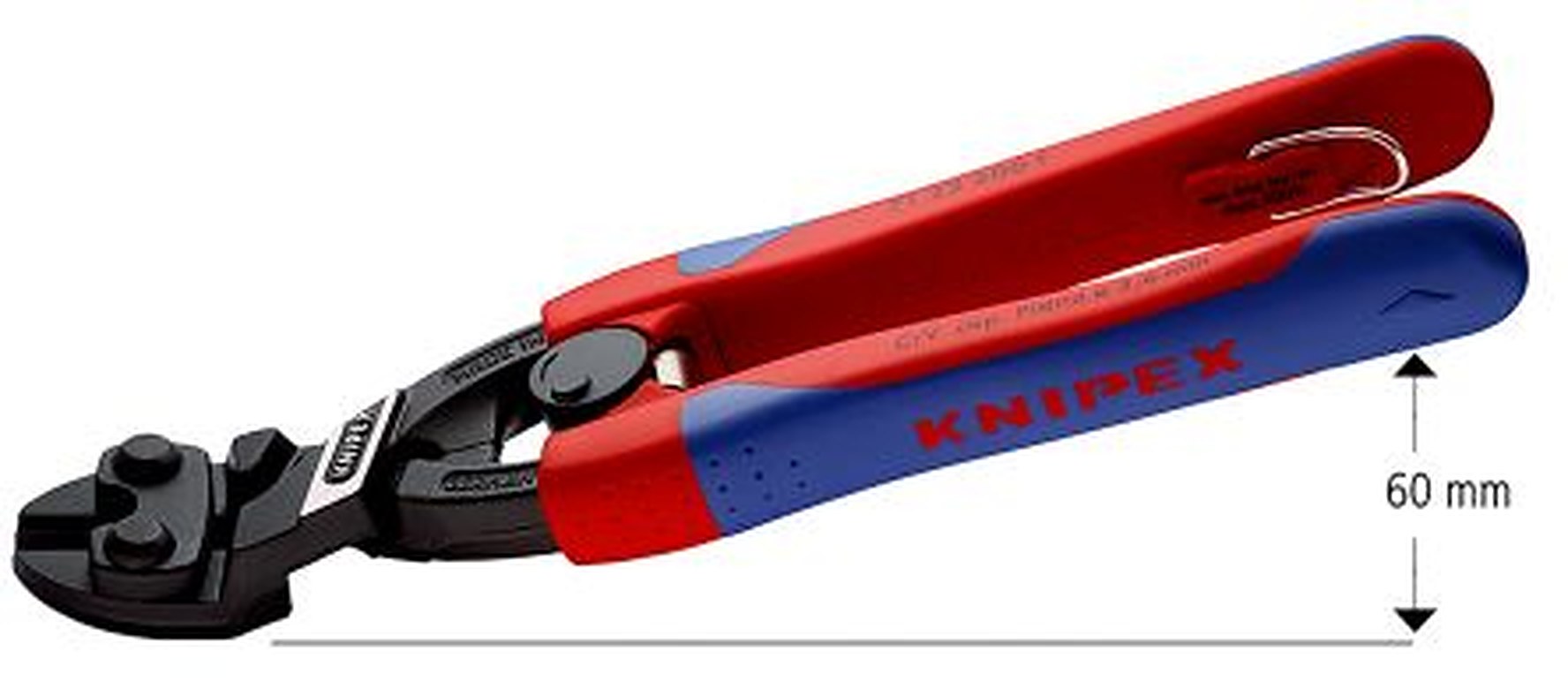 Knipex 71 22 200 T 200 mm 6 mm Chrome Vanadium Steel Compact Bolt Cutter