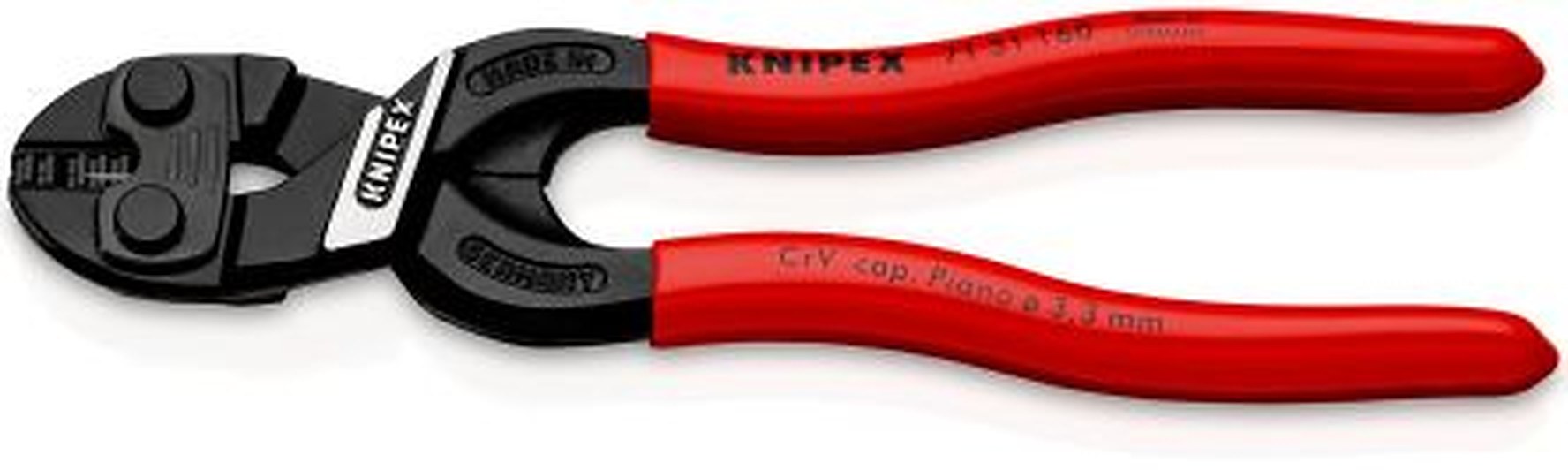 Knipex 71 31 160 160 mm Multi Component Grip Plastic Coated Chrome Vanadium Steel Bolt Cutter