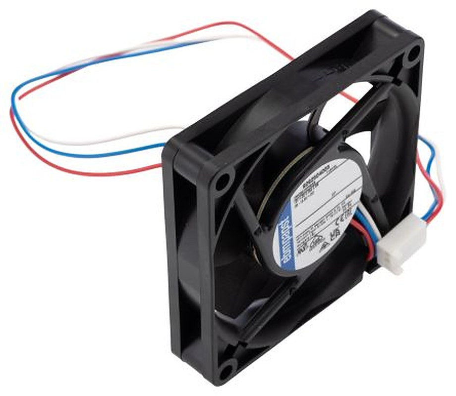 ebm-papst 700 F Series Axial Fan, 12V dc, 28 m³/h, 600 mW 70 mm 70mm 15 mm