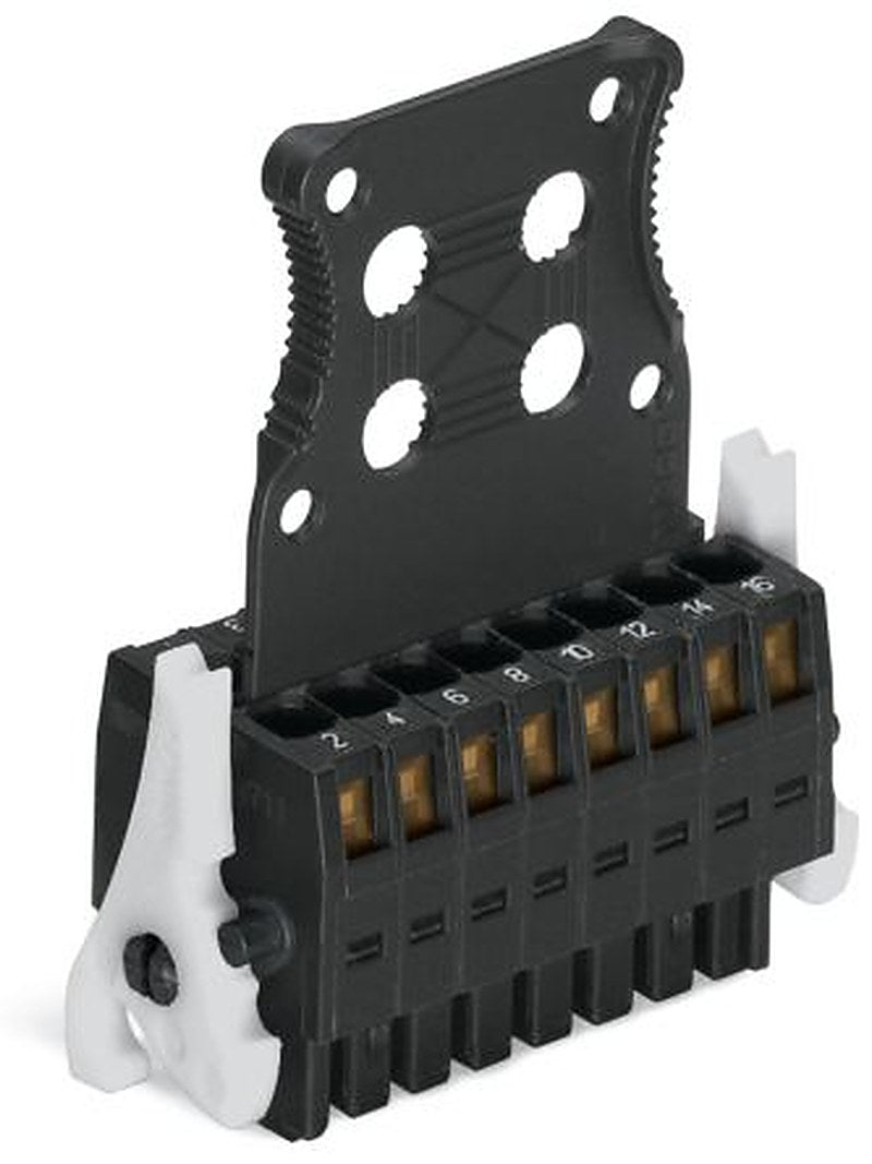 WAGO 713 Series Connector Female Cage Clamp, 6-Pole, 10A, 6-Way