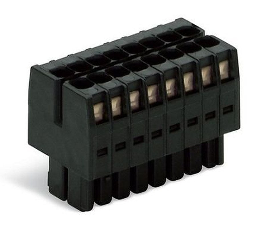 WAGO Pluggable Terminal Block, 10-Contact, 3.5 mm Pitch, 2 Row, 713-1105