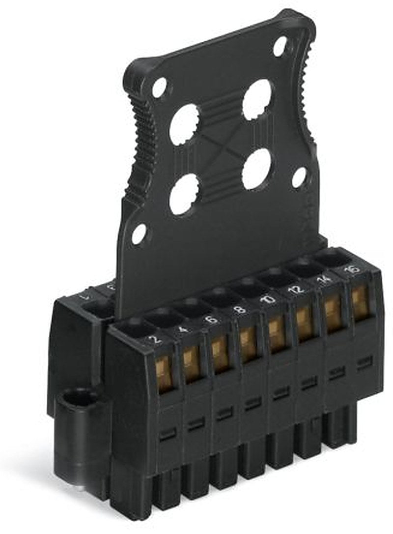 WAGO 713 Series Connector Female Cage Clamp, 12-Pole, 10A, 12-Way