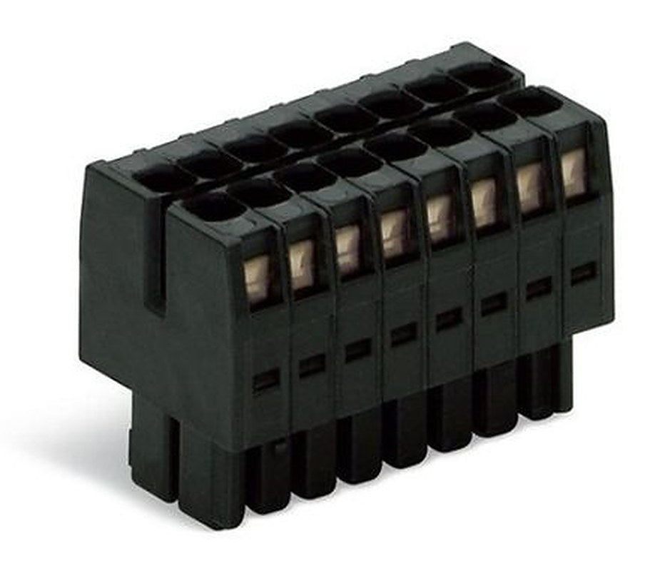 WAGO Pluggable Terminal Block, 20-Contact, 3.5 mm Pitch, 2 Row, 713-1110