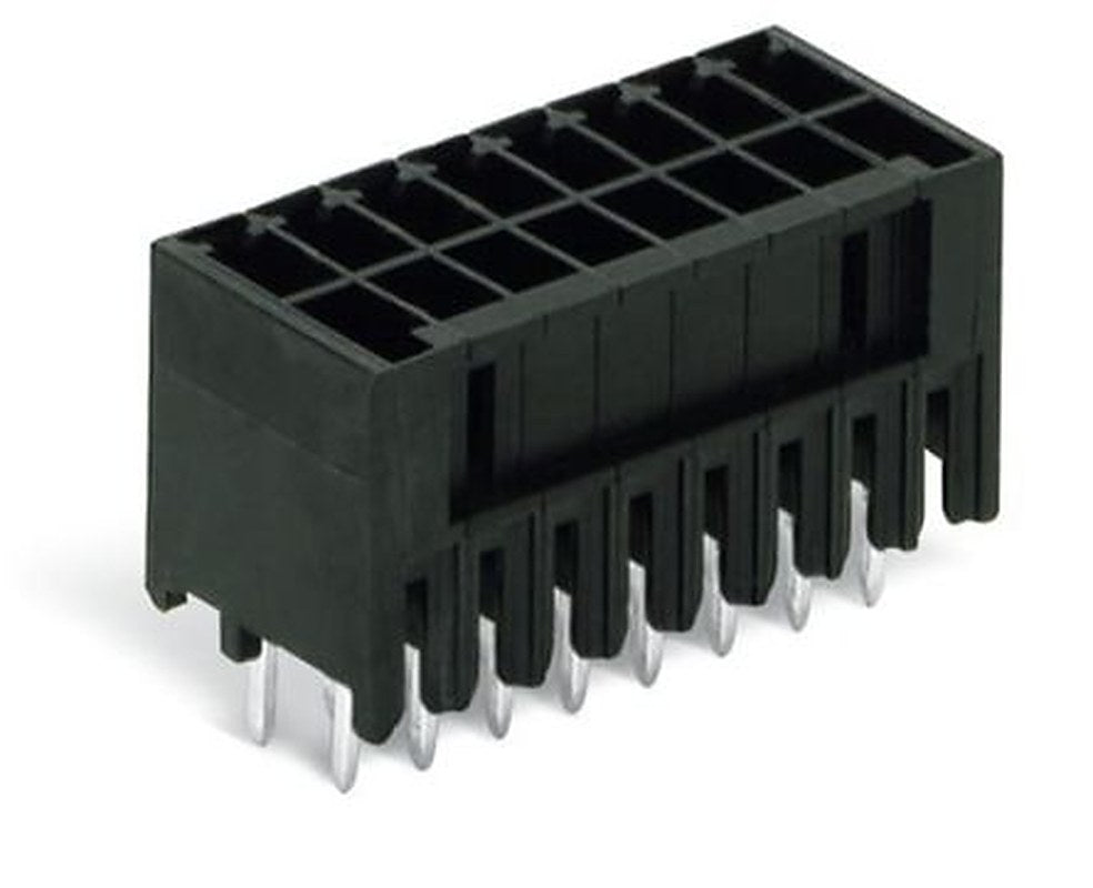 WAGO 713 Series Straight PCB Header, 6 Contact(s), 5 mm Pitch, 2 Row