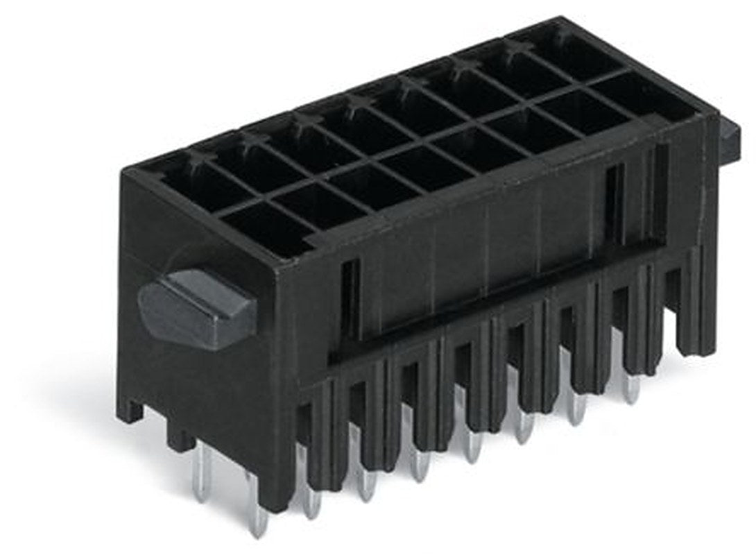 WAGO 713 Series Straight Through Hole Header, 20 Contact(s), 3.5 mm Pitch, 2 Row, Shrouded