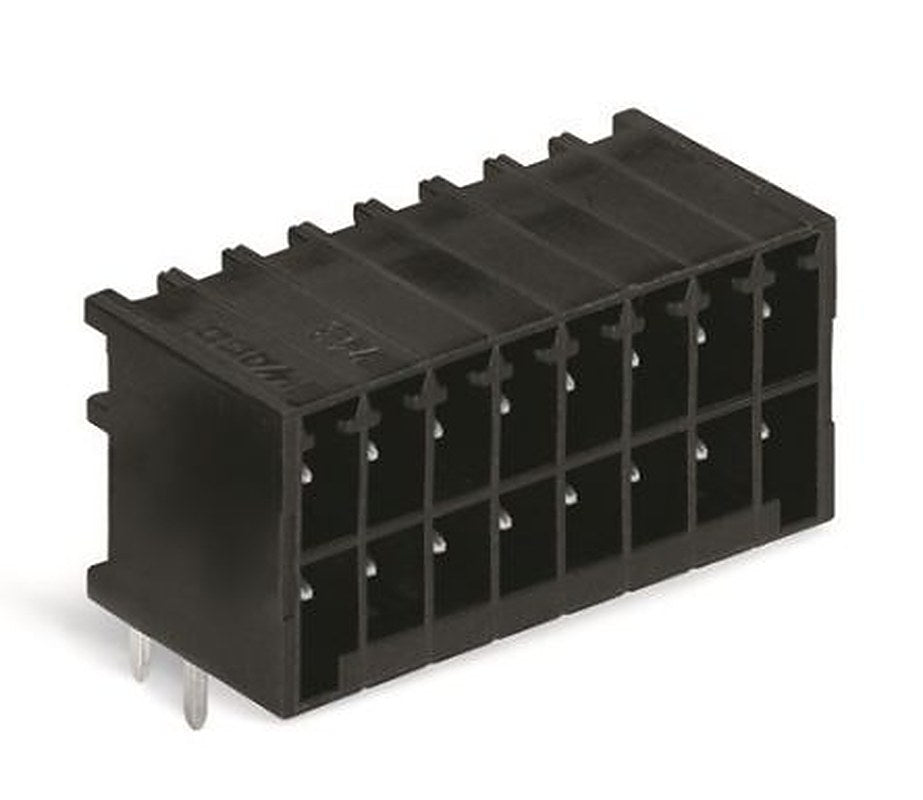 WAGO 713 Series Pluggable Terminal Block, 6-Contact, 3.5 mm Pitch, 2 Row, 713-1423