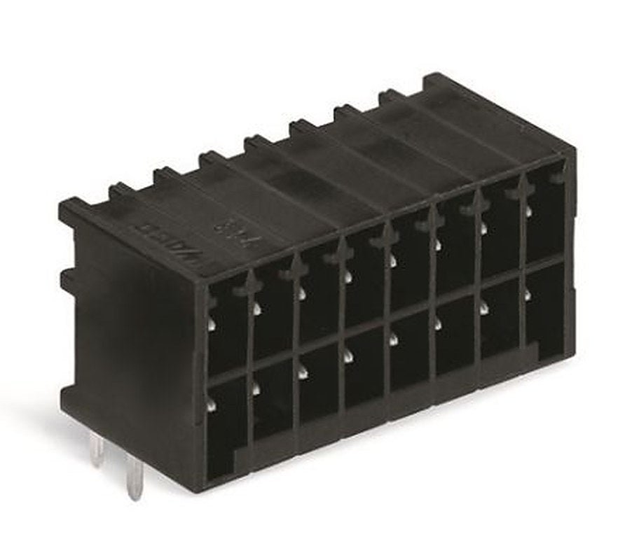 WAGO 713 Series Pluggable Terminal Block, 12-Contact, 3.5 mm Pitch, 2 Row, 713-1426