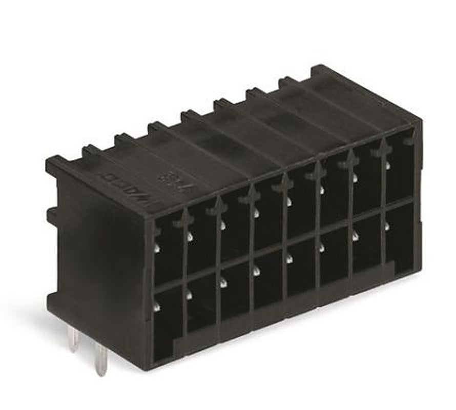 WAGO 713 Series Pluggable Terminal Block, 20-Contact, 3.5 mm Pitch, 2 Row, 713-1430