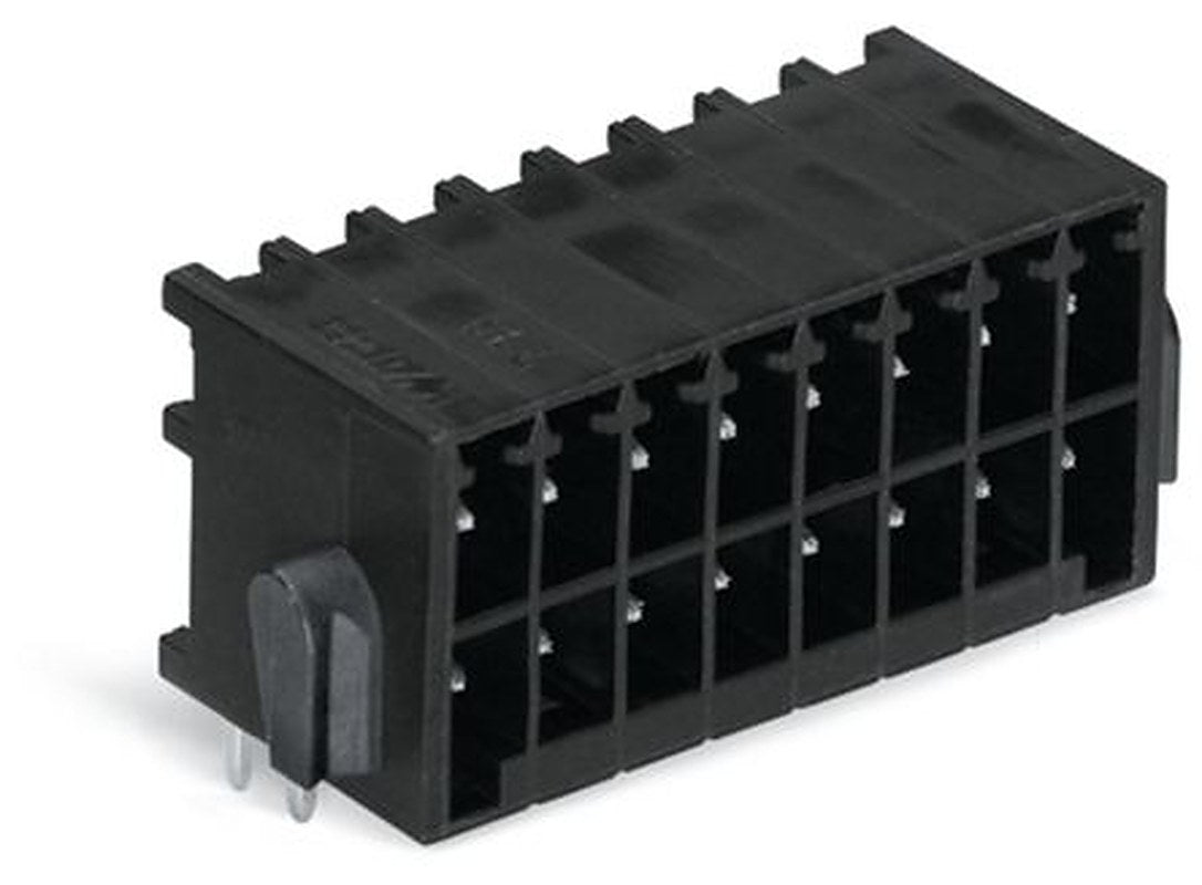 WAGO 713 Series Angled Through Hole Header, 36 Contact(s), 3.5 mm Pitch, 2 Row, Shrouded