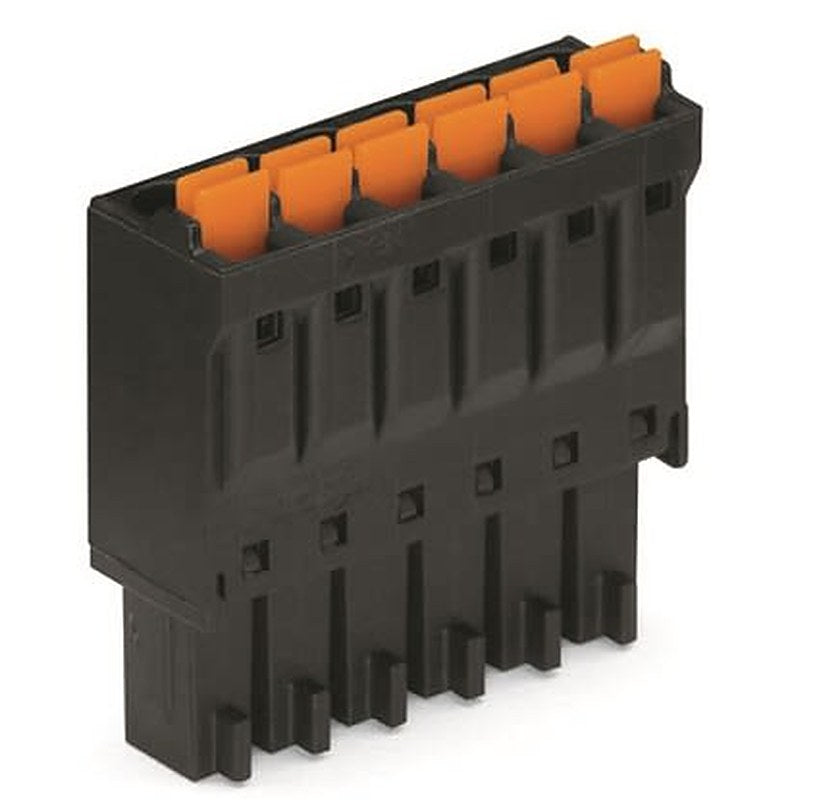 WAGO Pluggable Terminal Block, 12-Contact, 3.5 mm Pitch, 1 Row, 714-112