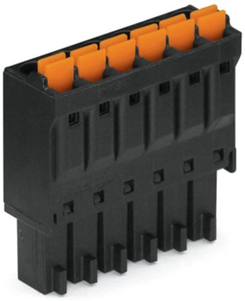 WAGO 714 Series Plug-in Connector Female Push-in, 16-Pole, 8A, 16-Way