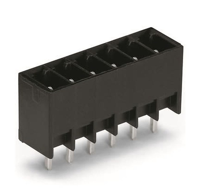 WAGO 714 Series Pluggable Terminal Block, 2-Contact, 3.5 mm Pitch, 1 Row, 714-132