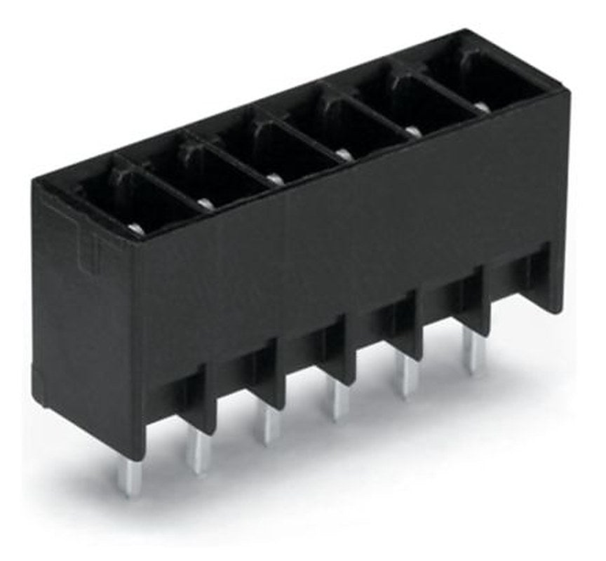 WAGO 714 Series Straight Through Hole Header, 14 Contact(s), 3.5 mm Pitch, 1 Row, Shrouded
