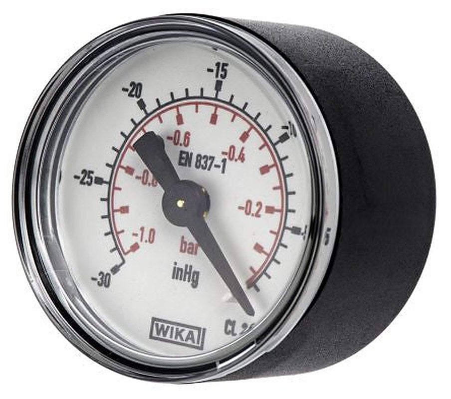 WIKA 1/8 in R BSPT Pressure Gauge, 40 mm, 0 bar