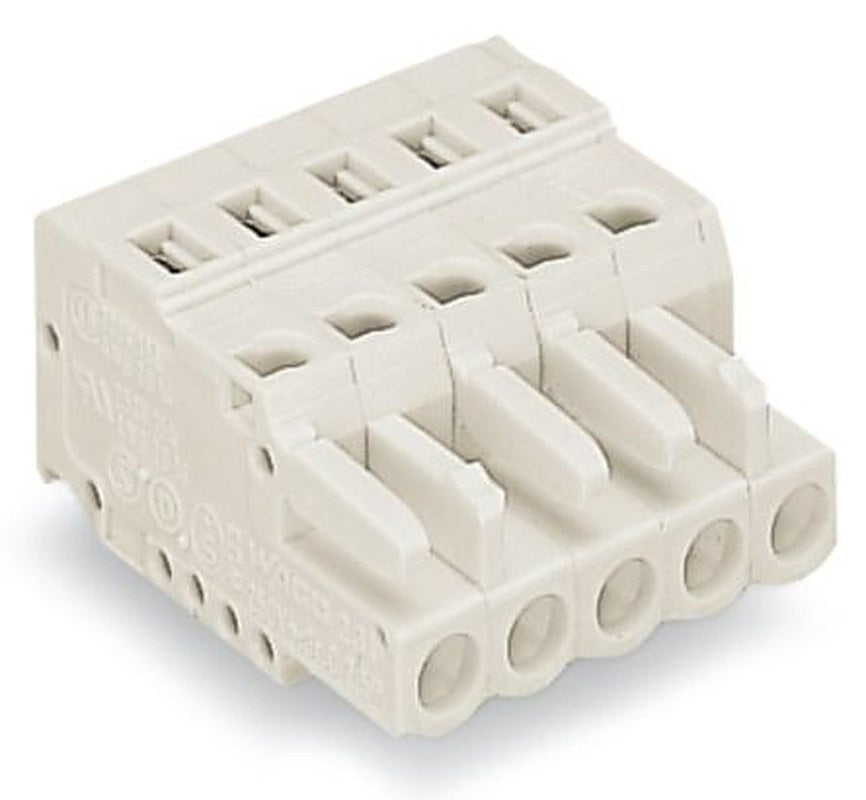 WAGO 721 Series Cable Connector Female Cage Clamp, 10-Pole, 16A, 10-Way