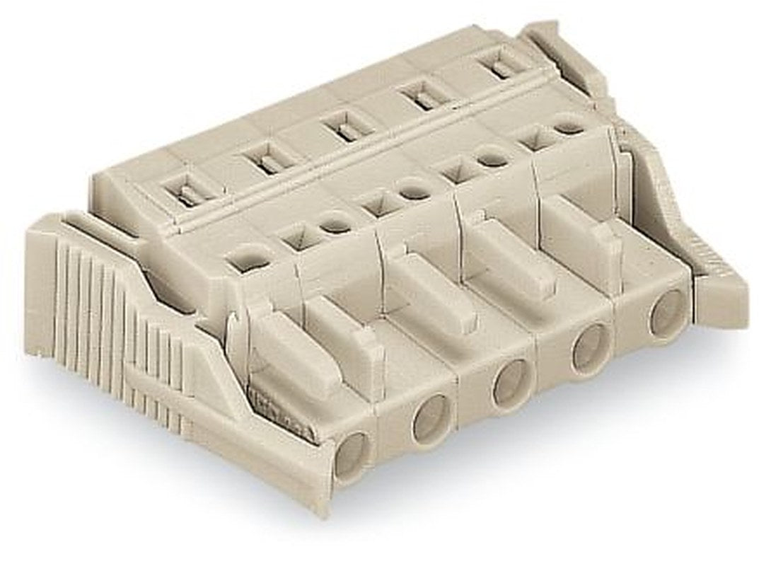 WAGO 721 Series Plug-in Connector Female Cage Clamp, 6-Pole, 16A, 6-Way