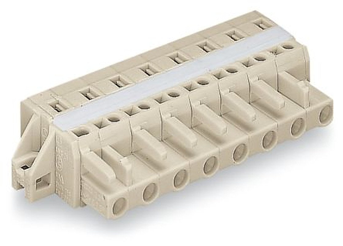 WAGO 721 Series Cable Connector Female Cage Clamp, 12-Pole, 16A, 12-Way