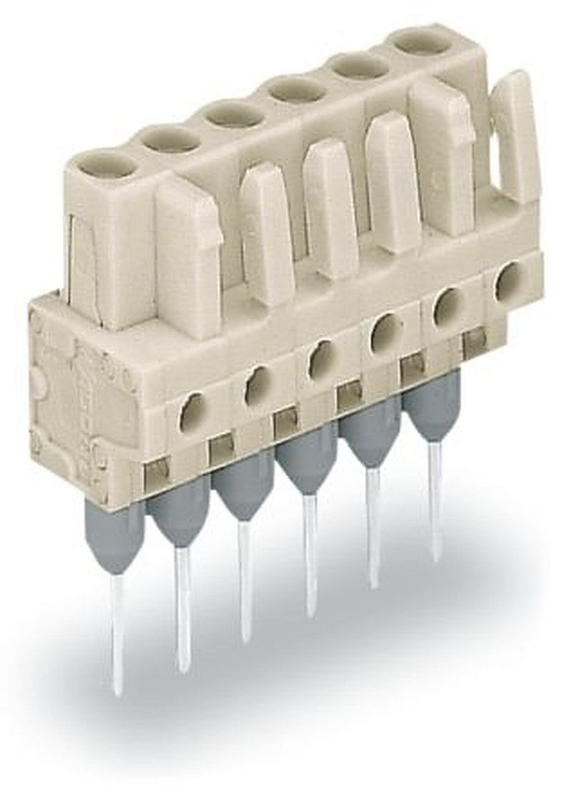 WAGO 722 Series Pluggable Connectors for Use with Rail Mount Terminal Blocks