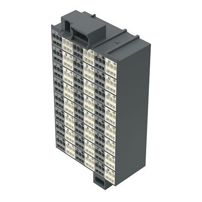 WAGO 726-521 726 Series Terminal Strip Dark Grey, 1.5mm², Cage Clamp