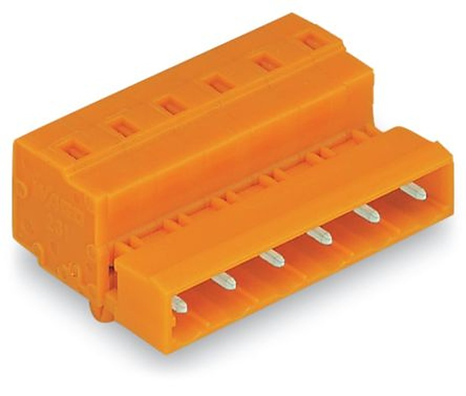 WAGO 731 Series Cable Male Lighting Connector Male Cage Clamp, 11-Pole, 12A, 11-Way