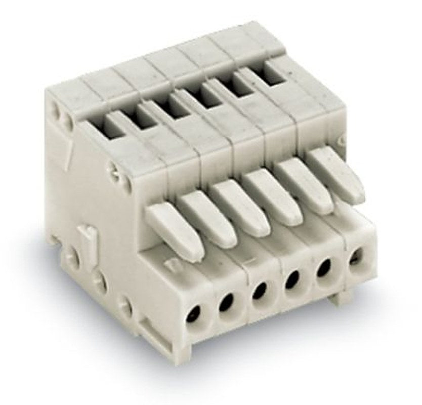 WAGO 733 Series Plug-in Connector Female Cage Clamp, 9-Pole, 6A, 9-Way