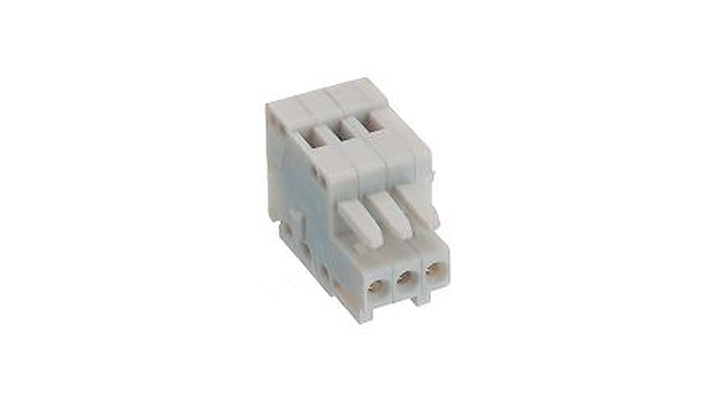 WAGO 733 Series Pluggable Terminal Block, 10-Contact, 2.5 mm Pitch, 1 Row, 733-110