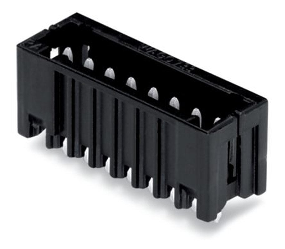WAGO 733 Series Straight Through Hole Header, 10 Contact(s), 2.5 mm Pitch, 1 Row, Shrouded