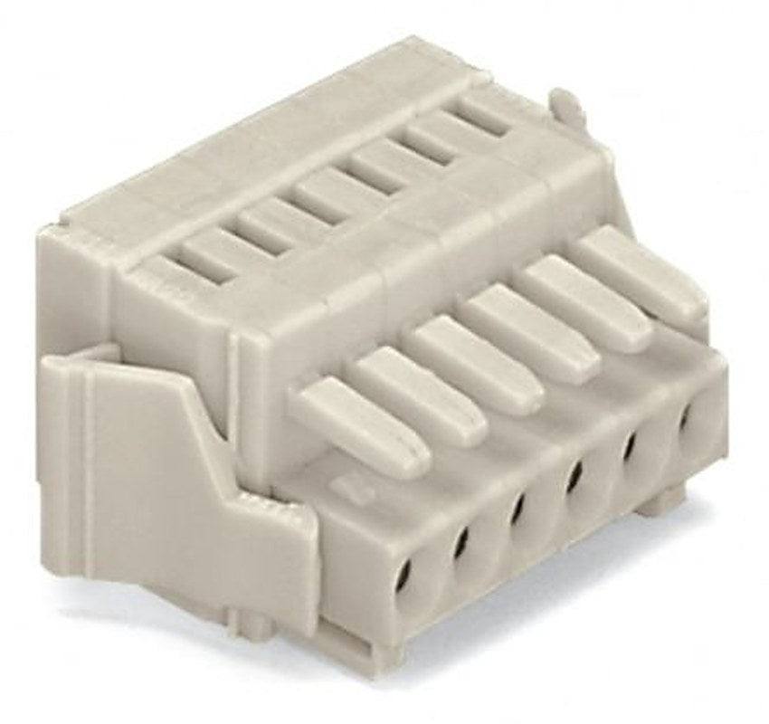 WAGO 734 Series Plug-in Connector Female Cage Clamp, 2-Pole, 10A, 2-Way