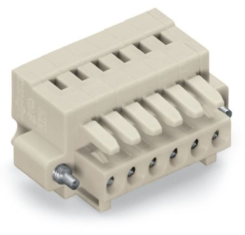 WAGO 734 Series Cable Connector Female Cage Clamp, 3-Pole, 10A, 3-Way