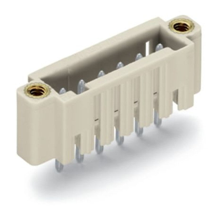 WAGO 734 Series Straight Through Hole Header, 12 Contact(s), 3.5 mm Pitch, 1 Row, Shrouded