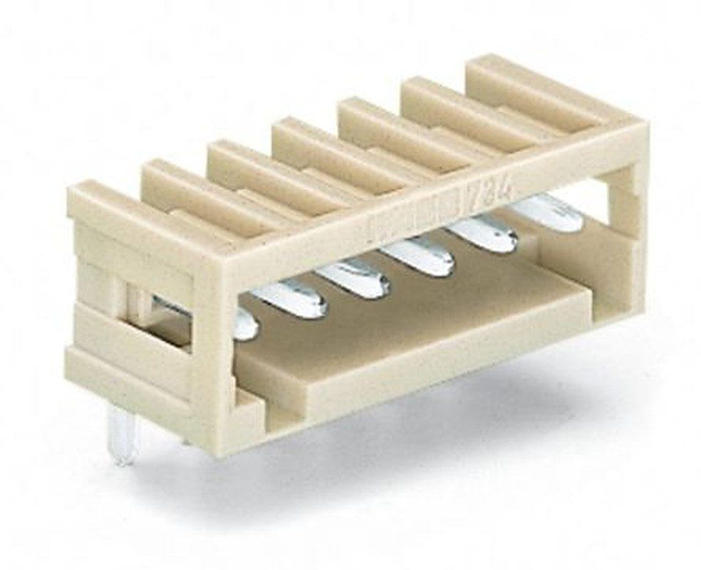 WAGO 734 Series Angled Through Hole Header, 13 Contact(s), 3.5 mm Pitch, 1 Row, Shrouded