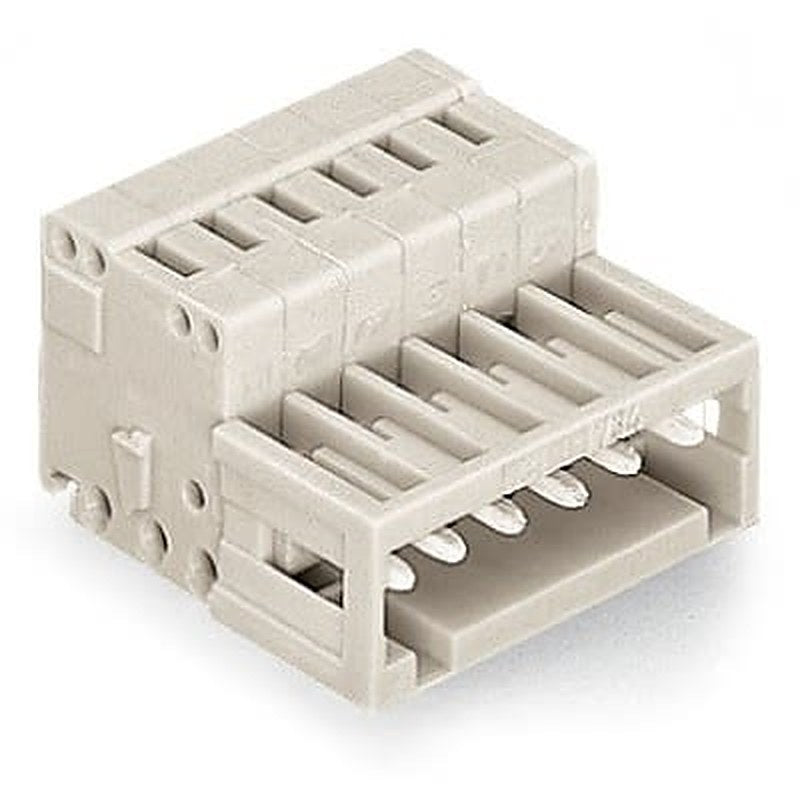 WAGO 734 Series Pluggable Terminal Block, 2-Contact, 3.5 mm Pitch, 1 Row, 734-302-1