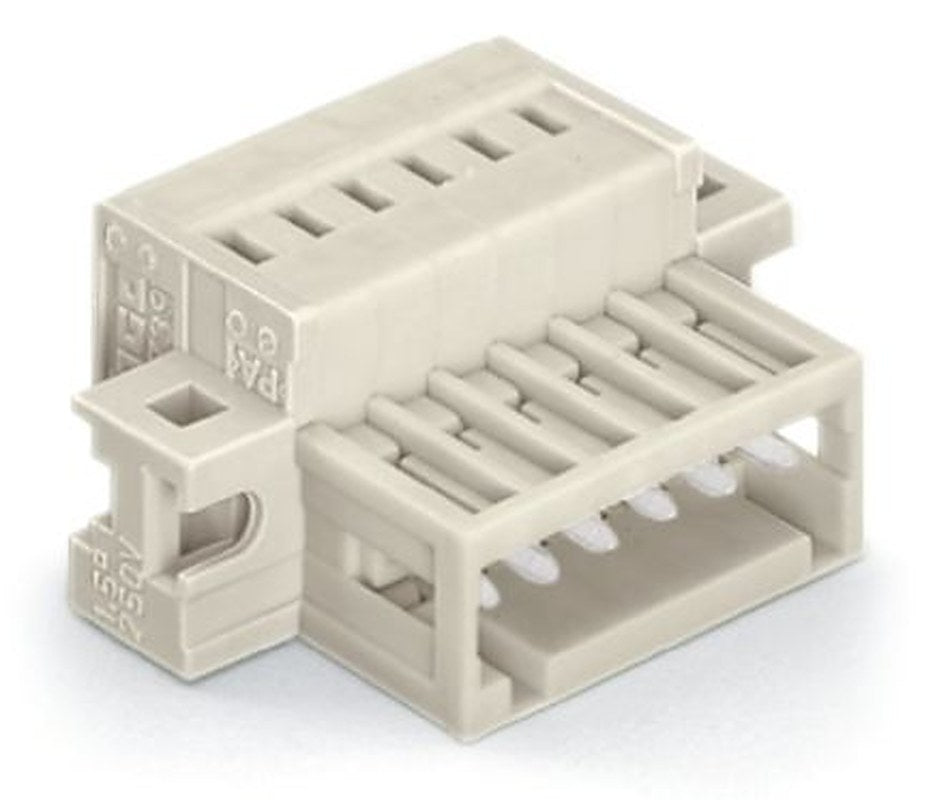 WAGO 734 Series Cable Male Lighting Connector Male Cage Clamp, 10-Pole, 10A, 10-Way, IP20