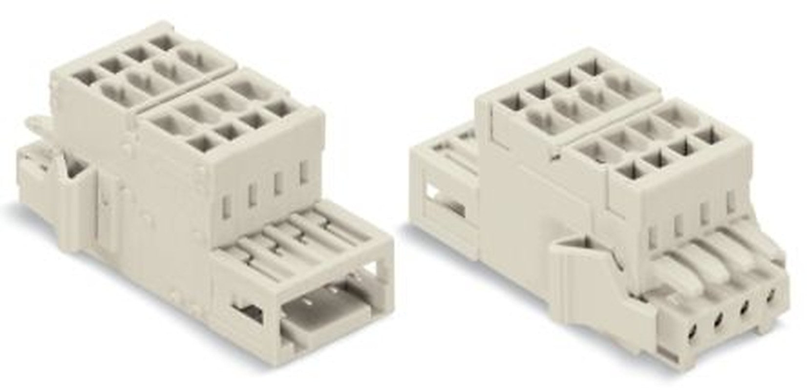 WAGO 734 Series Plug-in Connector Female Cage Clamp, 2-Pole, 10A, 2-Way, IP20