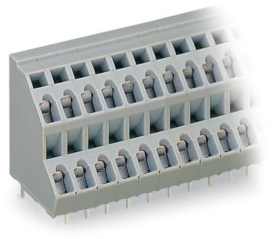 WAGO 736 Series PCB Terminal Block, 24-Contact, 5 mm Pitch, Through Hole, 2 Row