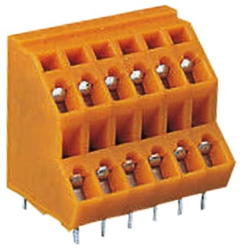 WAGO 736 Series PCB Terminal Block, 12-Contact, 5.08 mm Pitch, 2 Row, 736-306